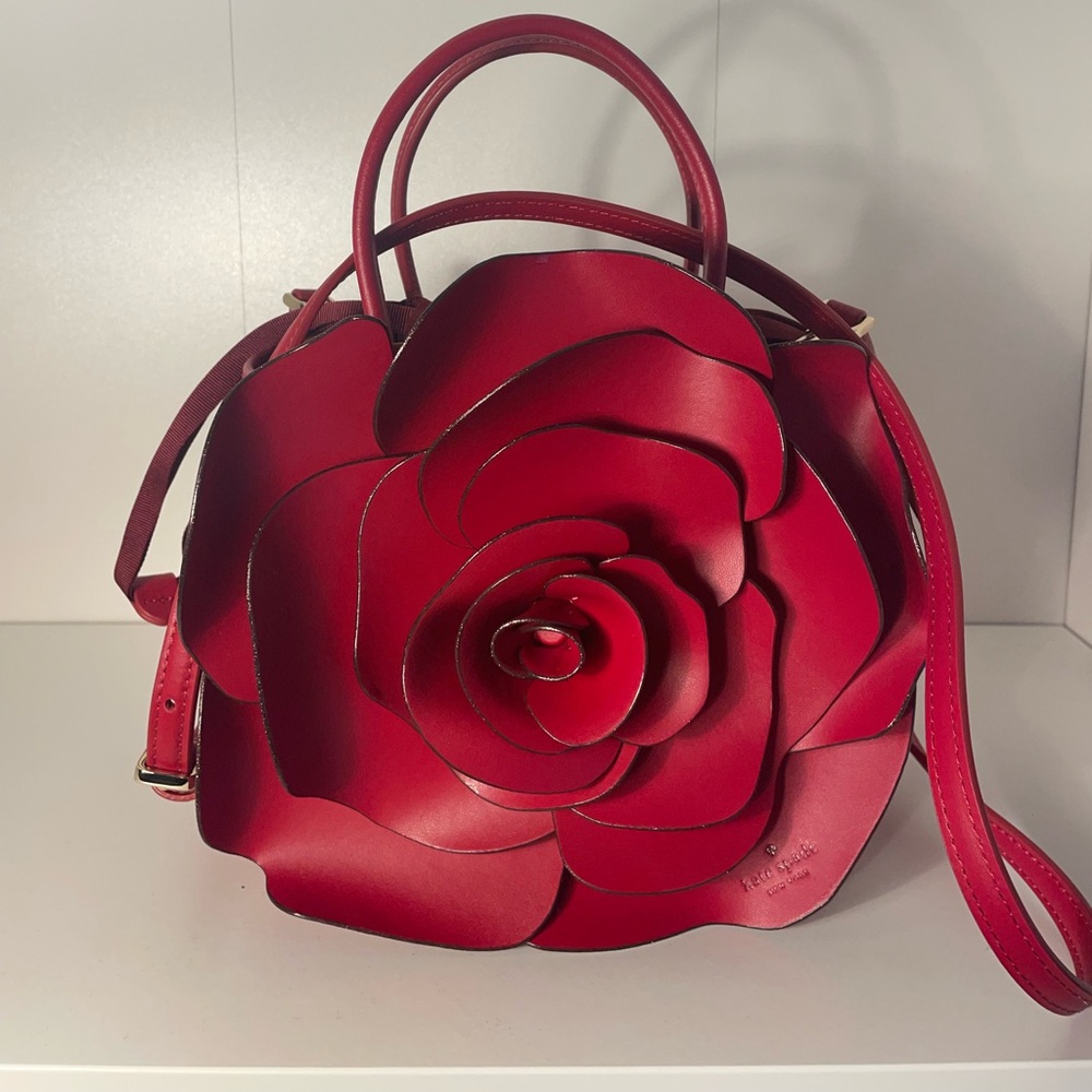 Kate spade new york Flora 3D Red Rose Crossbody Bag